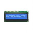 16*1 Character LCD module STN Blue Negative